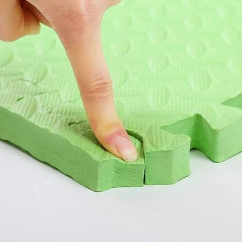 EVA Puzzle Green Floor Rubber Tile