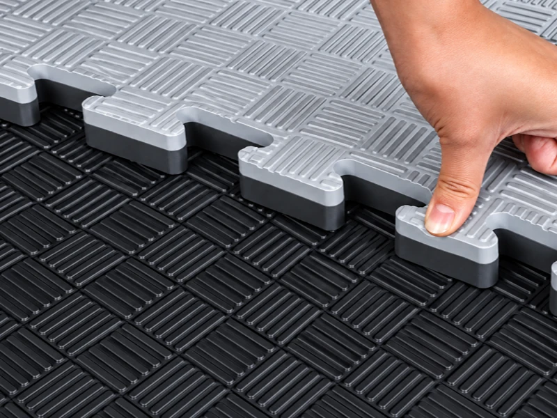 Interlocking EVA Gym Flooring Rubber Tile