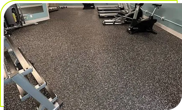 Premium gym flooring